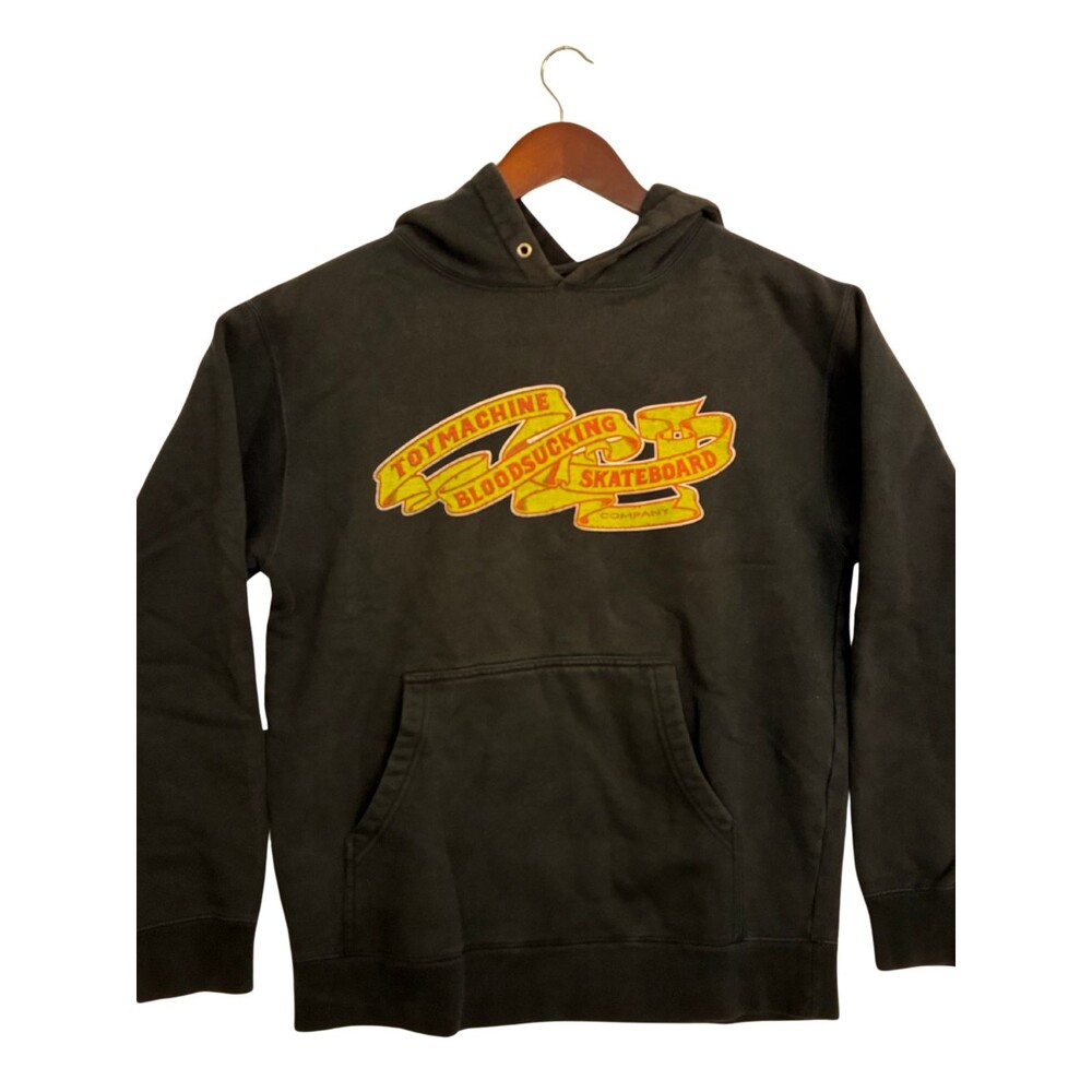 Toy Machine Bloodsucking Skateboard Co Hoodie Black Pullover Skate Graphic